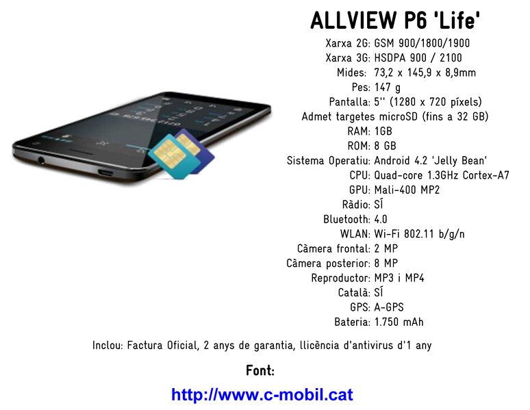 ALLVIEW P6 Life